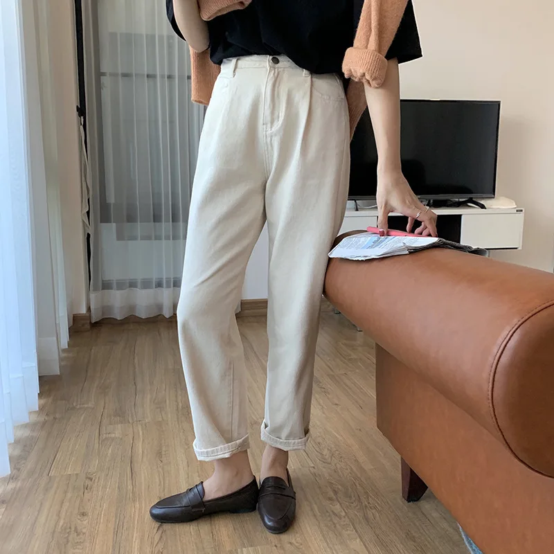

Torre Pants Loose High Waist Straight Pants 2021 Autumn Korean Thick Casual Pants Female K7830