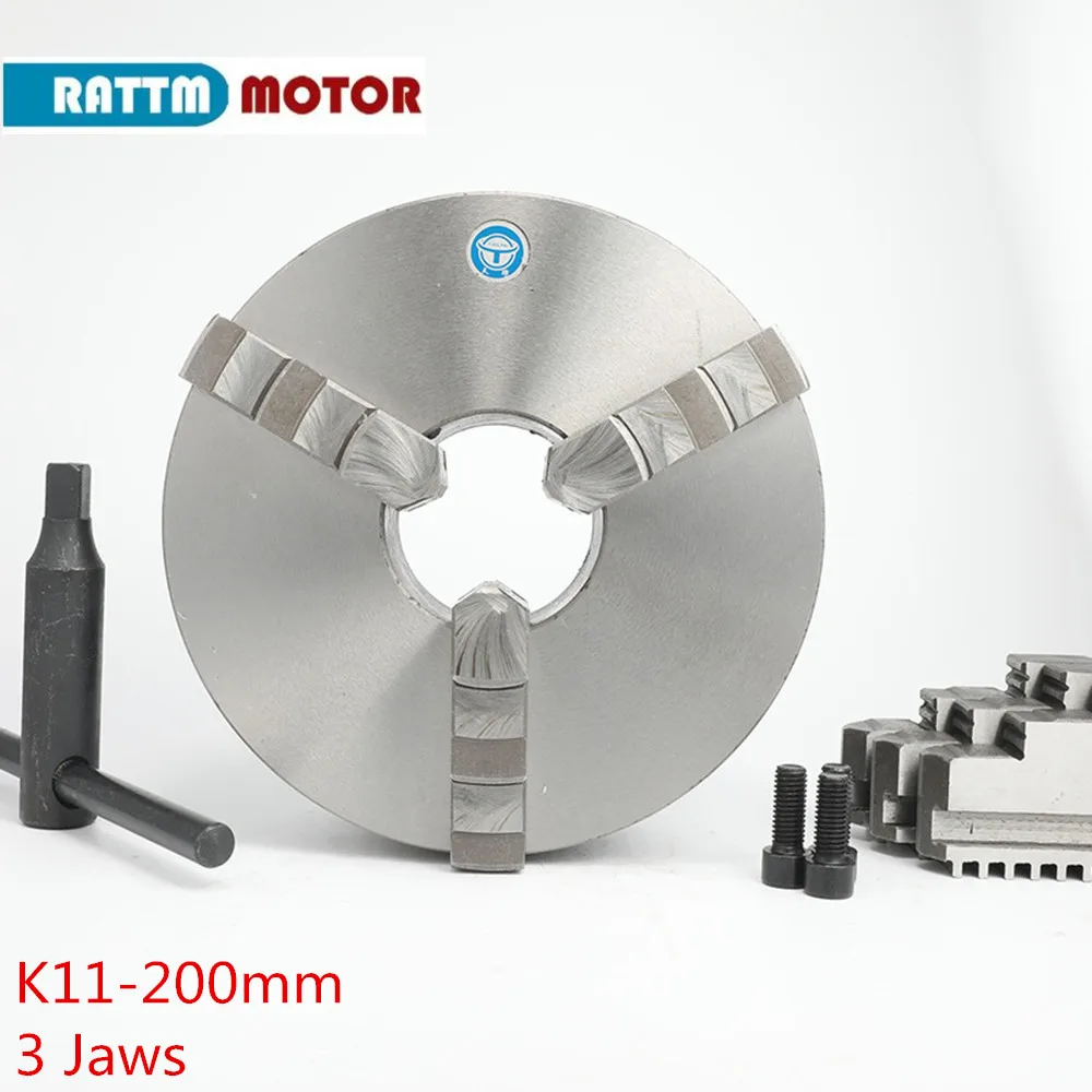 

CNC tool Part Three 3 челюсти Самоцентрирующийся патрон K11-200mm токарный патрон
