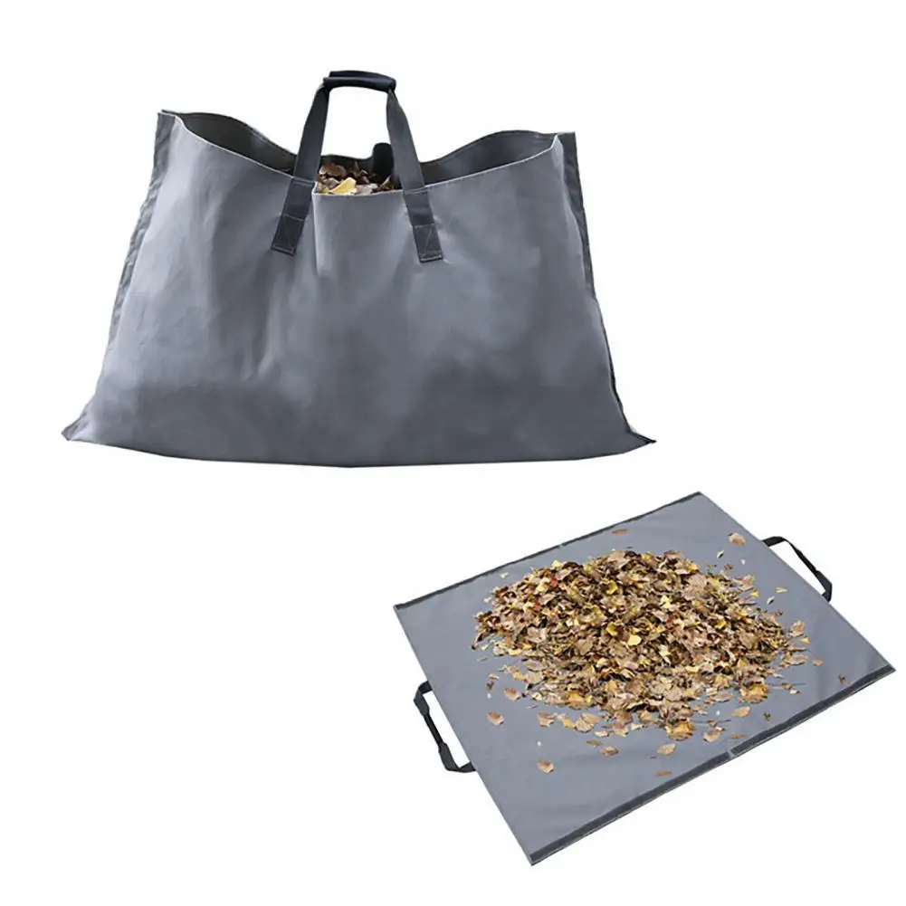 

2 in 1 Waterproof Leaves Storage Bag Tear-resistant Lawn Garden Garbage Pouch