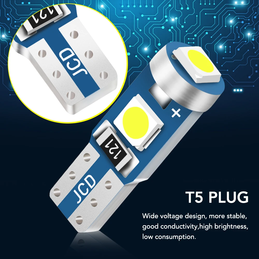 T5 Светодиодная лампа W3W для автомобильного инструмента Mazda 2 3 5 6 CX CX5 4 Axela Atenza 323 626 RX8