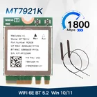 Wi-Fi сетевая карта MT7921K M.2 NGFF, 1800 Мбитс, Bluetooth 5,2