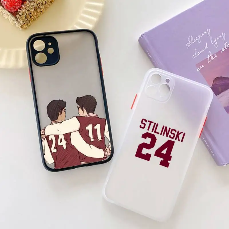 

Teen Wolf Phone Case For iPhone 12 11 Mini Pro XR XS Max 7 8 Plus X Matte transparent Back Cover
