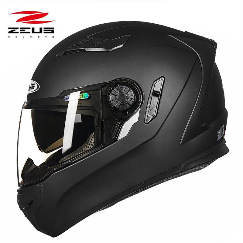 Мотоциклетный шлем ZEUS ZS-813 безрамочный для мотокросса с защитой UV400 Размеры M L XL XXL