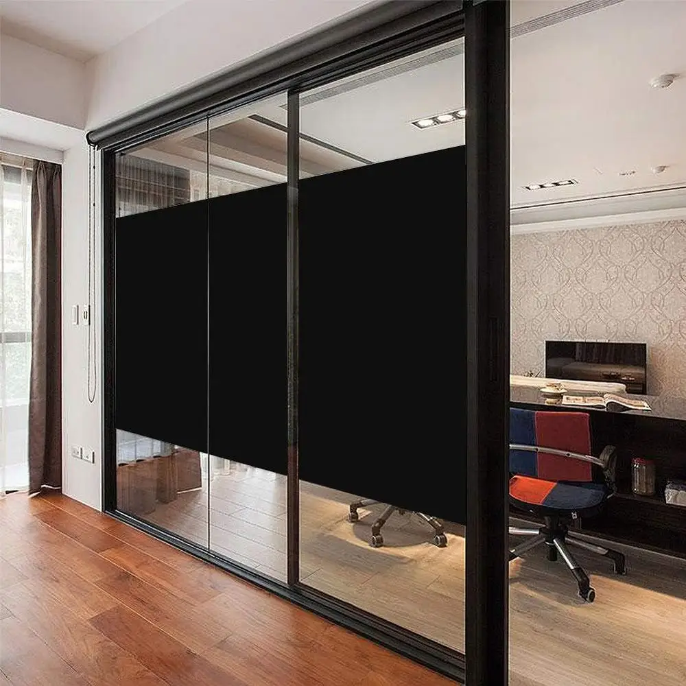 Антистатическая пленка для стекла ПВХ-пленка длиной 100 см черная матовая защиты