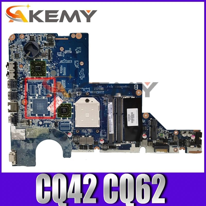 

AKemy laptop Motherboard 592809-001 592809-501 For HP Presario G42 G62 CQ42 CQ62 DAOAX2MB6E1 Mainboard