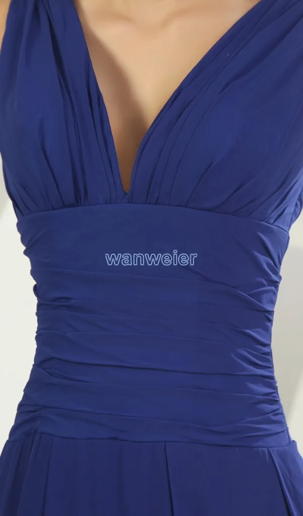 

real pictures maxi long 2020 royal blue vestidos formales brides maid plus size women's formal Bespoke Occasion Dresses