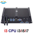 Причастник Intel Core i7 4500U промышленный Настольный i3 6006U 6100U i5 7200U Win10 Linux i3 Minipc Intel NUC 4K HD RS232 портативный ПК