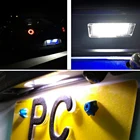 2 шт. для Toyota Camry 40 V40 XV40 Aurion XV40 Prius Echo Belta Универсальный 12 В светодиодный номерной знак задний свет s светильник Па