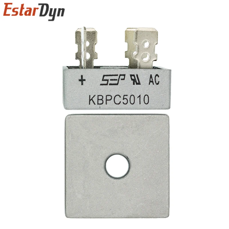 2 шт. диодный мост KBPC5010 50A 1000 В выпрямитель kbpc5010 | Электронные компоненты и