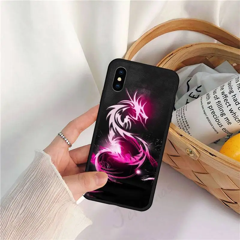 

Chinese dragon Classic cool totem Phone Case for iPhone 11 12 pro XS MAX 8 7 6 6S Plus X 5S SE 2020 XR