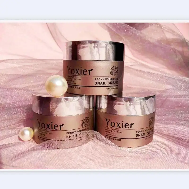 

Yoxier Snail Cream Moisturizing Moisturizing Whitening Facial Skin Care Beauty Essence Cream Men and Women