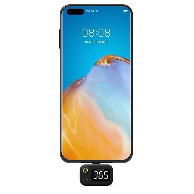 Инфракрасный термометр мобильный телефон портативный электронный прибор для