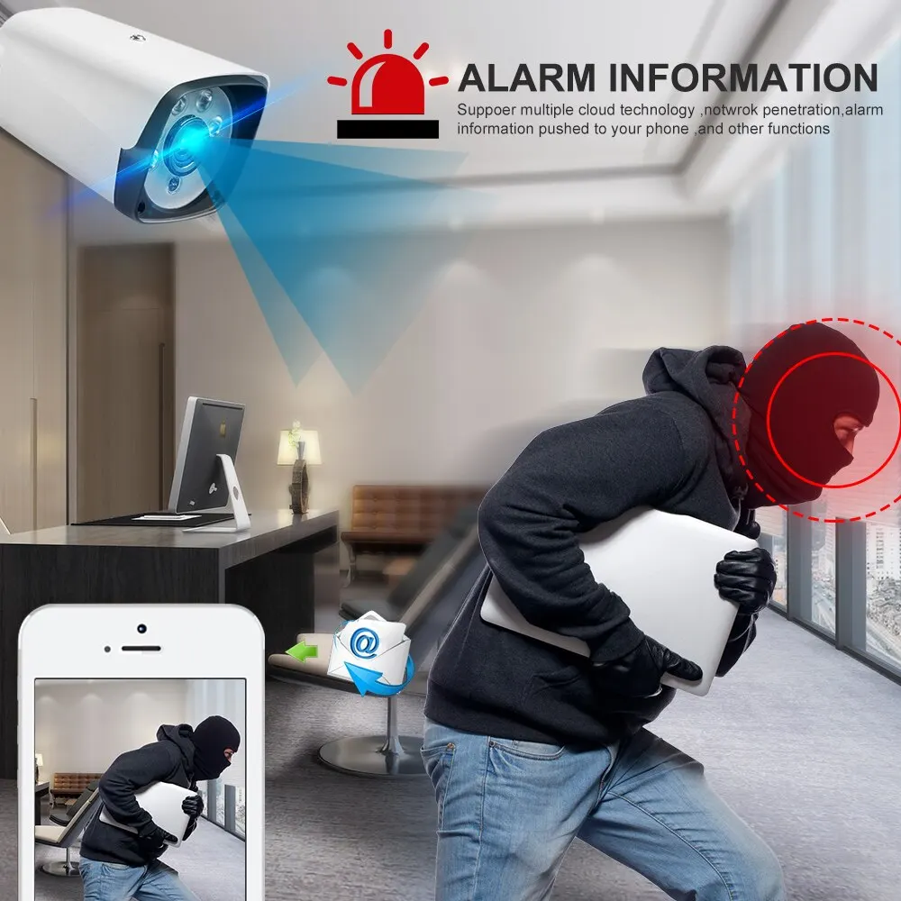 IMPORX 8CH 5MP POE безопасности Камера Системы комплект H.265 CCTV видео наблюдения NVR набор