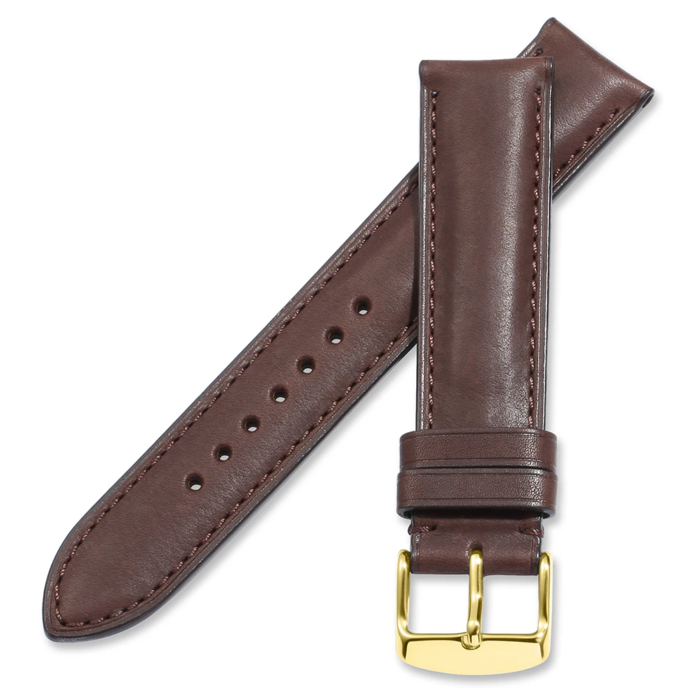 IStrap часы наручные часы на кожаном ремешке полосы для Breitling IWC Casio Seiko 16 мм 18 мм 19 мм 20 мм 21 мм 22 мм 24 мм браслет на запястье