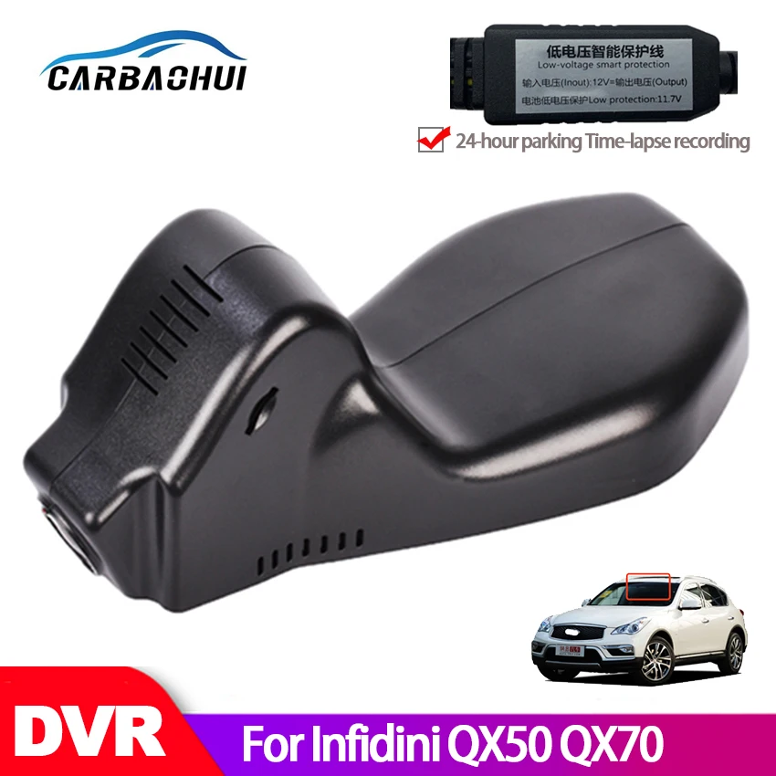 Car DVR Wifi Video Recorder Dash Cam Camera For Infidini QX50 QX70 2015 2016 2017 high quality Night vision  Novatek 96658 hd