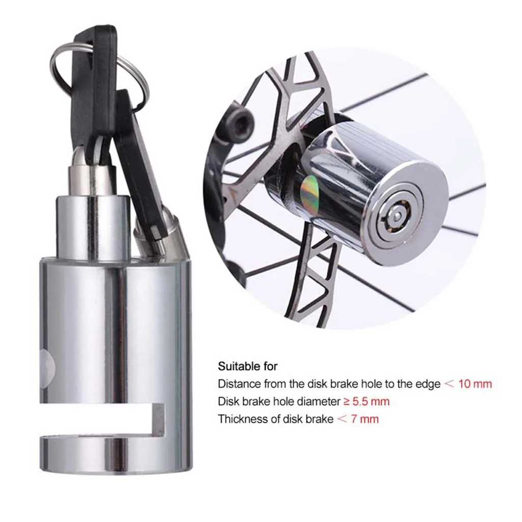 Мотоцикл Скутер безопасности противоугонное колесо Велоспорт велосипед