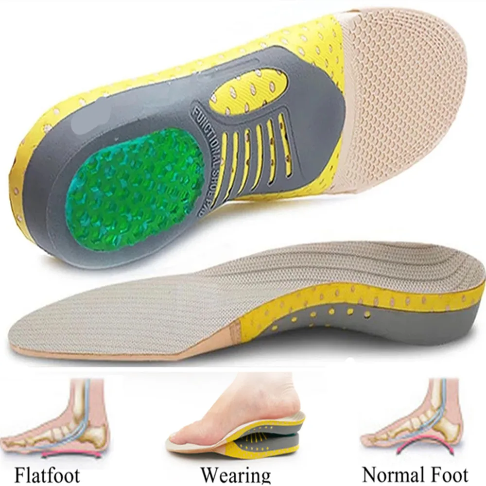 Ортопедические стельки Плоскостопие здоровья подошва для обуви с Вставка для поддержки свода коврик для подошвенный фасциит, забота о нога...