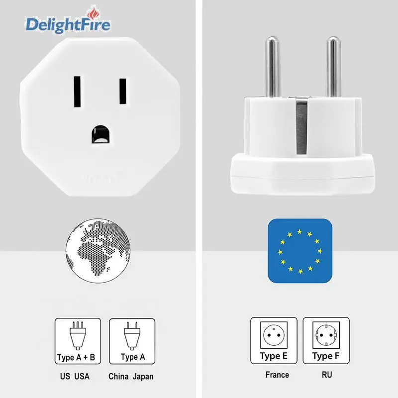 1 шт. адаптер-преобразователь США/США в ЕС 250 16 А высококачественный дорожный