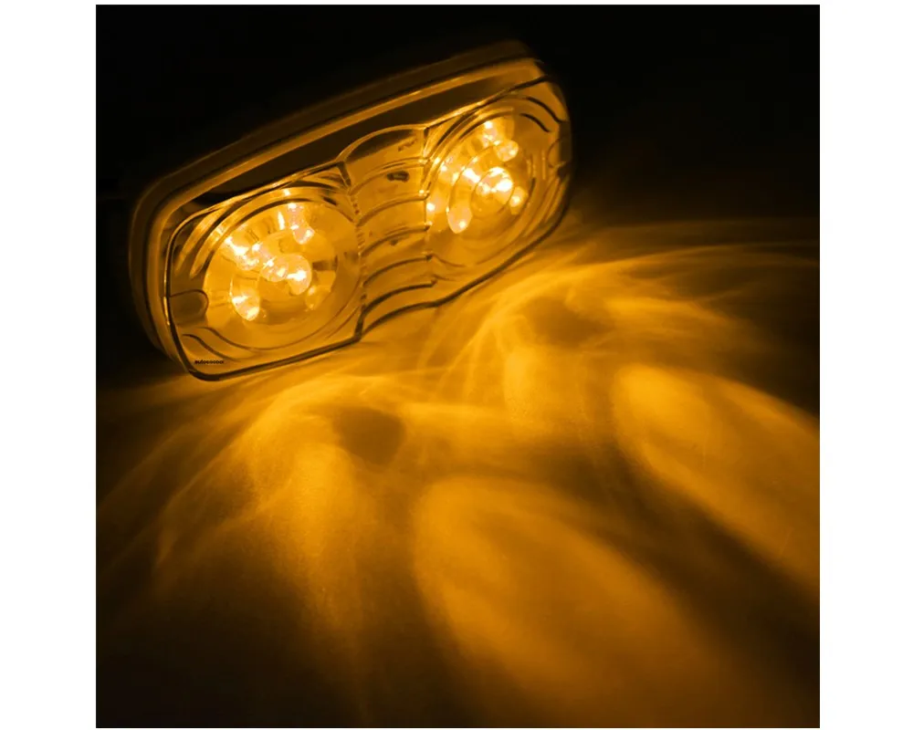 2x 100mm*50mm*28mm LED Side Marker Light Clearance Lamp 12V Car Truck Trailer BUS Rear lamp 12v external Lights Parking lights - купить по