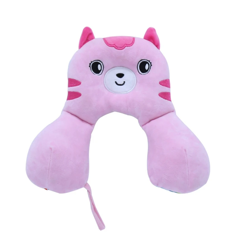 

Cute Animal U Shape Baby Pillow Travel Car Seat Neck Protection Sleep Soft Cushion Home Office Neck Head Rest Pillows