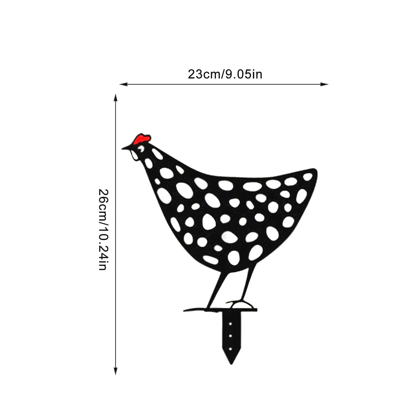 

Chicken Yard Art Hen Decoration For Garden Use Backyard Lawn Stakes Plastic Hen Yard Decor Gift Simulation Ornaments Lawn Decor