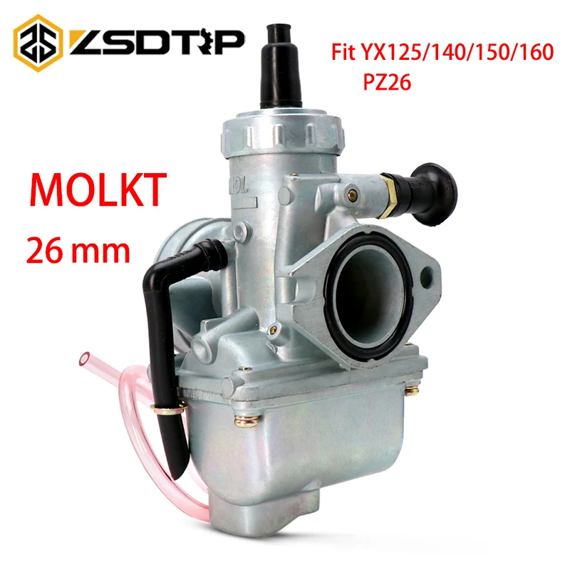 Карбюратор ZSDTRP Molkt карбюратор для двигателя Lifan YX 125cc 140cc 150cc 160cc внедорожный