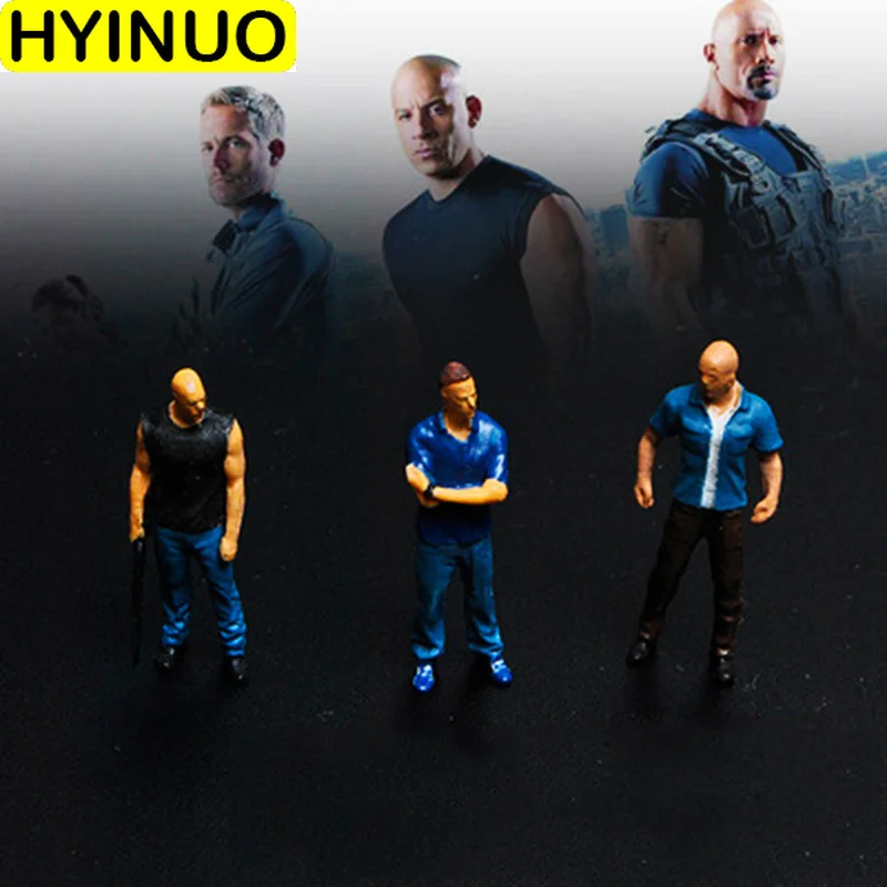 1:18 1:64 Vin Diesel Dominic Toretto модель автомобиля украшение сцены аксессуары фигурка кукла
