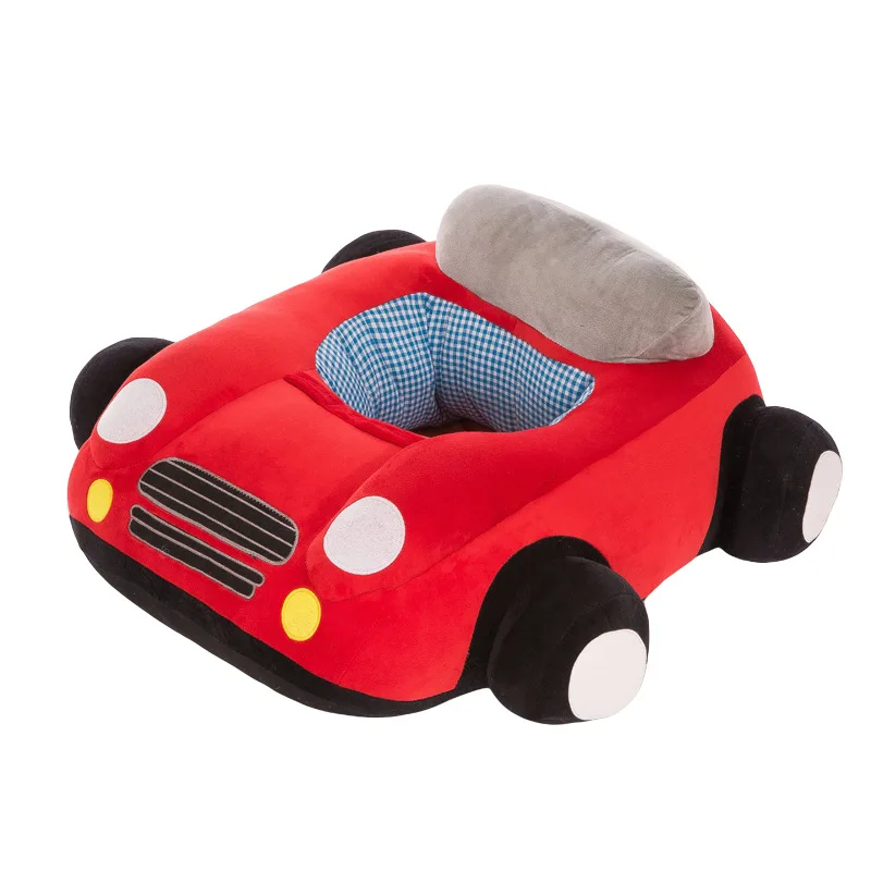 Hot Baby Learn To Sit Chair Baby Learn To Sit Sofa Car Learn Seat Plush Toy Cartoon Car Fabric Safety Seat 4 Months-2 Years Old