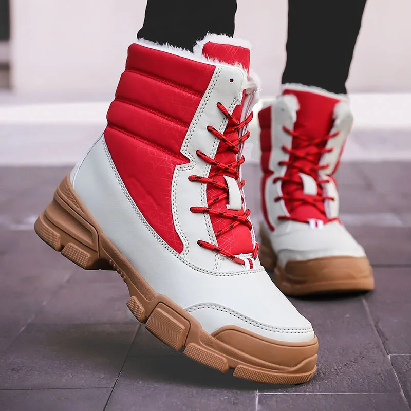 Новинка Зимняя женская обувь для пеших прогулок Водонепроницаемые