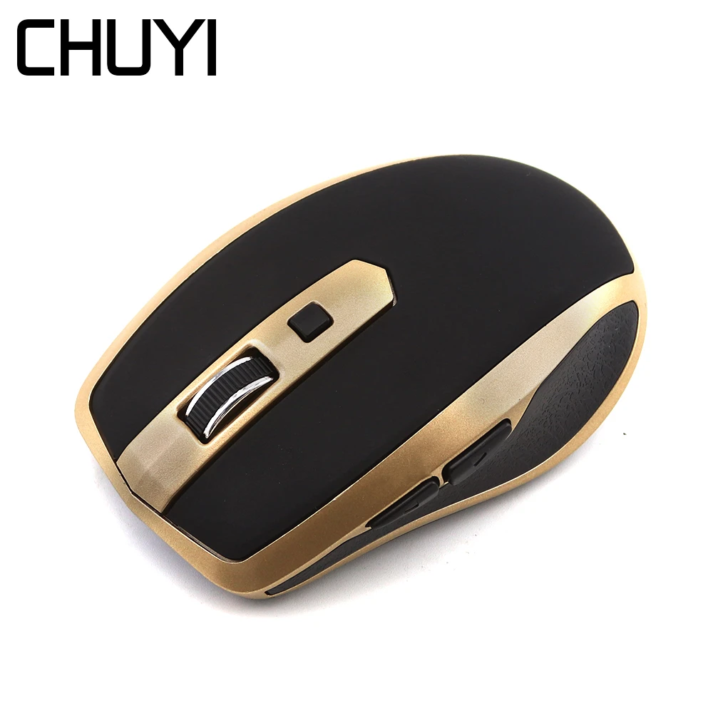 Беспроводная игровая мышь CHUYI оптическая Бесшумная с Bluetooth 800-1200-1600DPI 6 кнопок для