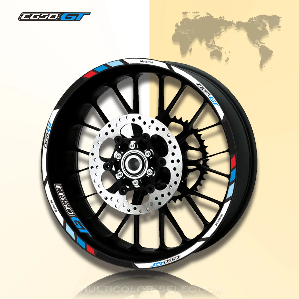 Лидер продаж наклейка на передние и задние колеса мотоцикла внешний обод