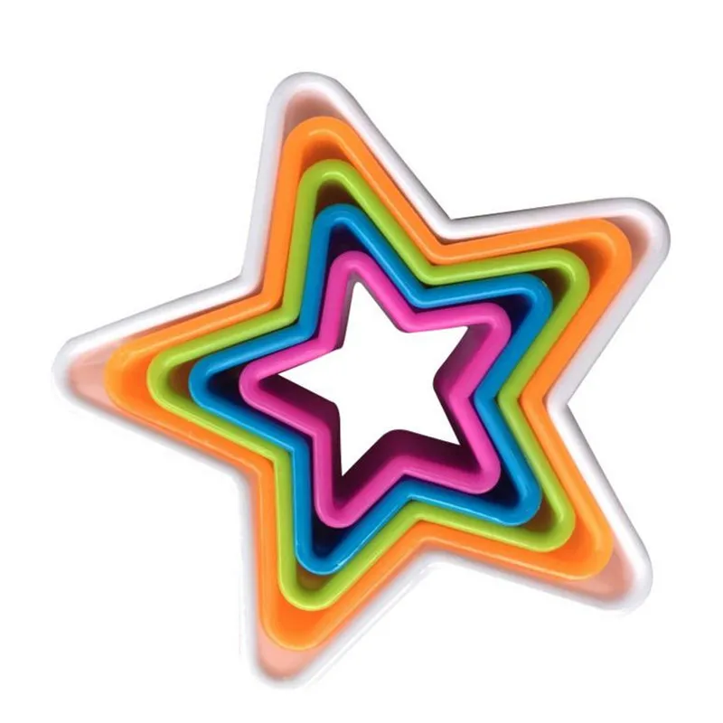 5 шт./компл. форма для печенья тортов помадки сделай сам Звезда круглое сердце