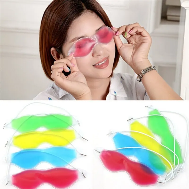 

19.5*5cm Summer Style Dark Circles Removal Eye Fatigue Relief Eye Gel Ice Goggles Sleep Masks Random Color