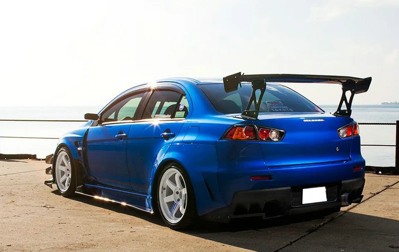 Неокрашенный задний спойлер для MITSUBISHI EVO 10 VAR Style FRP | Автомобили и мотоциклы