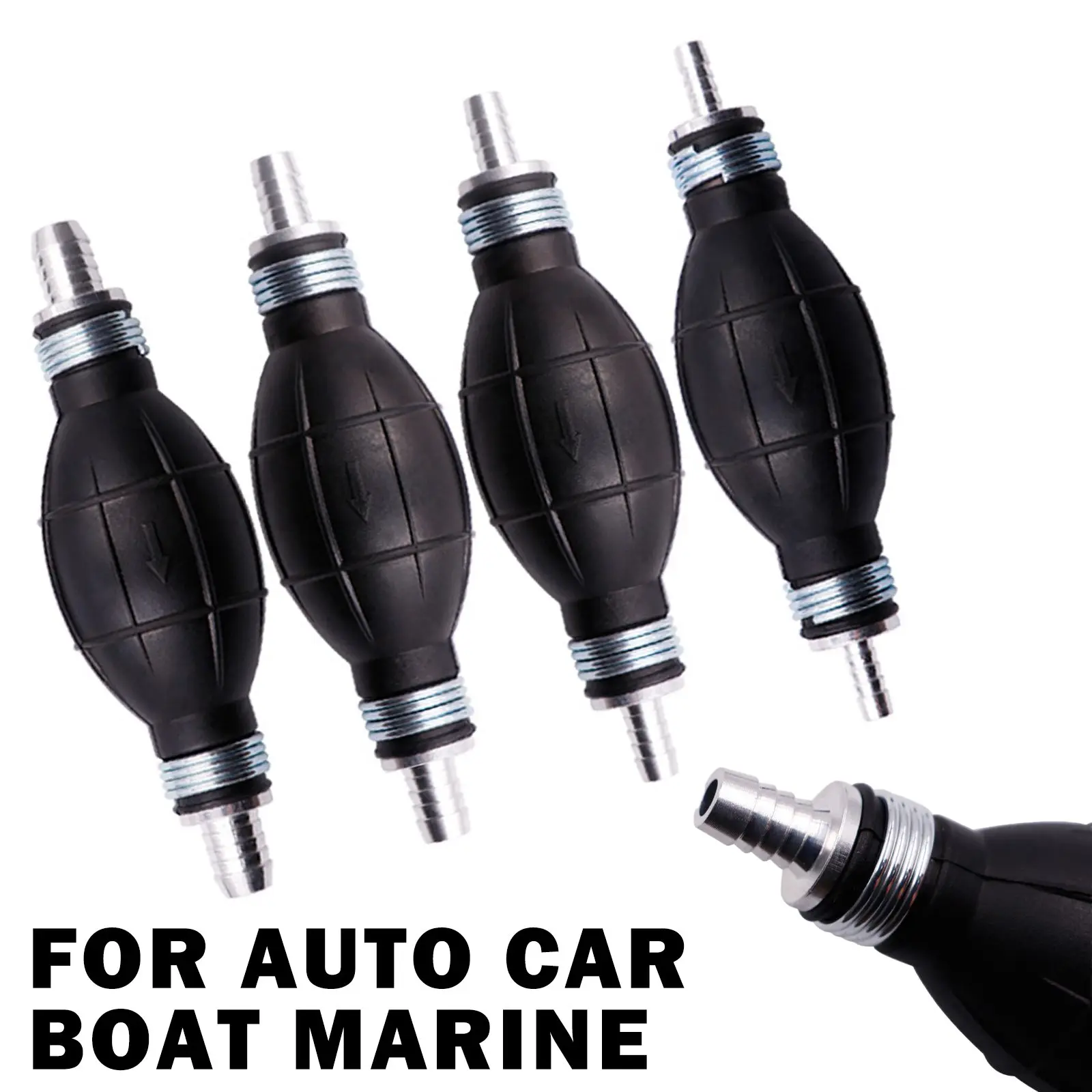 

6/8/10/12mm Fuel Pump Line Hand Primer Bulb Gas Petrol for Auto Car Boat Marine