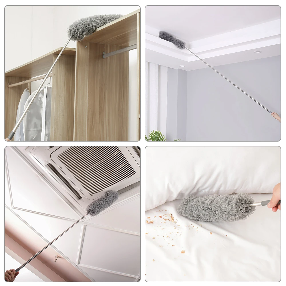 

Extend Stretch Feather Duster Adjustable Microfiber Dusting Brush Dusters Air-condition Car Furniture Household Cleaning Tools