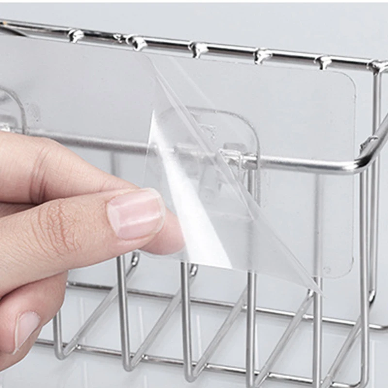 

Stainless Steel Kitchen Sink Storage Hanging Basket Sponge Storage Rack Hanger