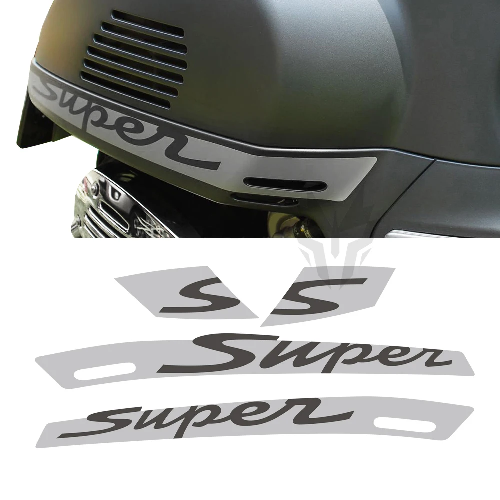 

For Vespa GTS 300 GTS300 Super Sport Motorcycle Decal "Super" Sticker