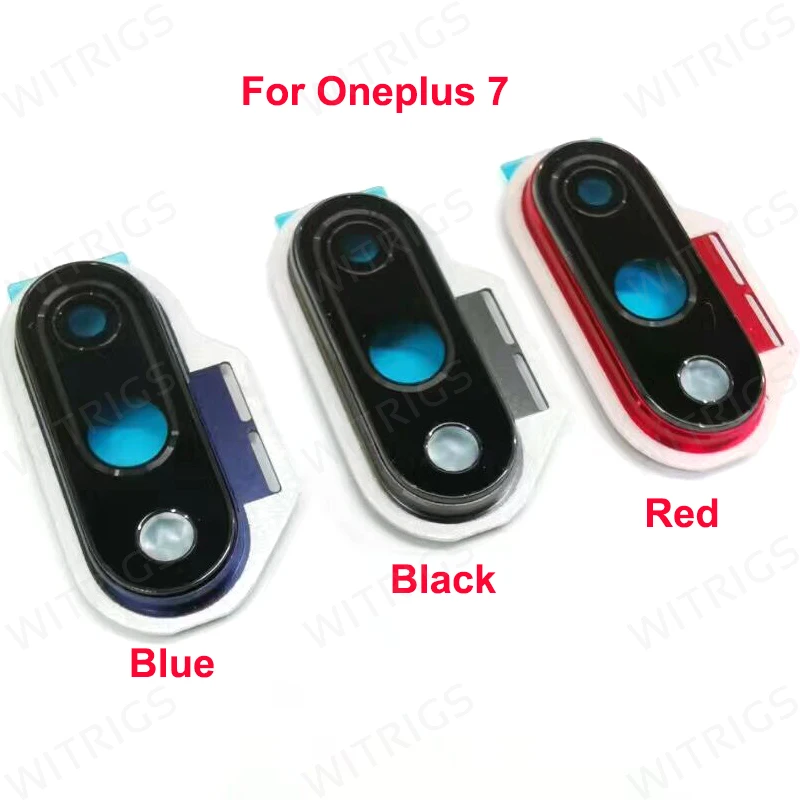 Witrigs задняя камера, стеклянная крышка объектива для Oneplus 7, стекло объектива камеры с крышкой, рамка для One Plus 6 6T 7Pro