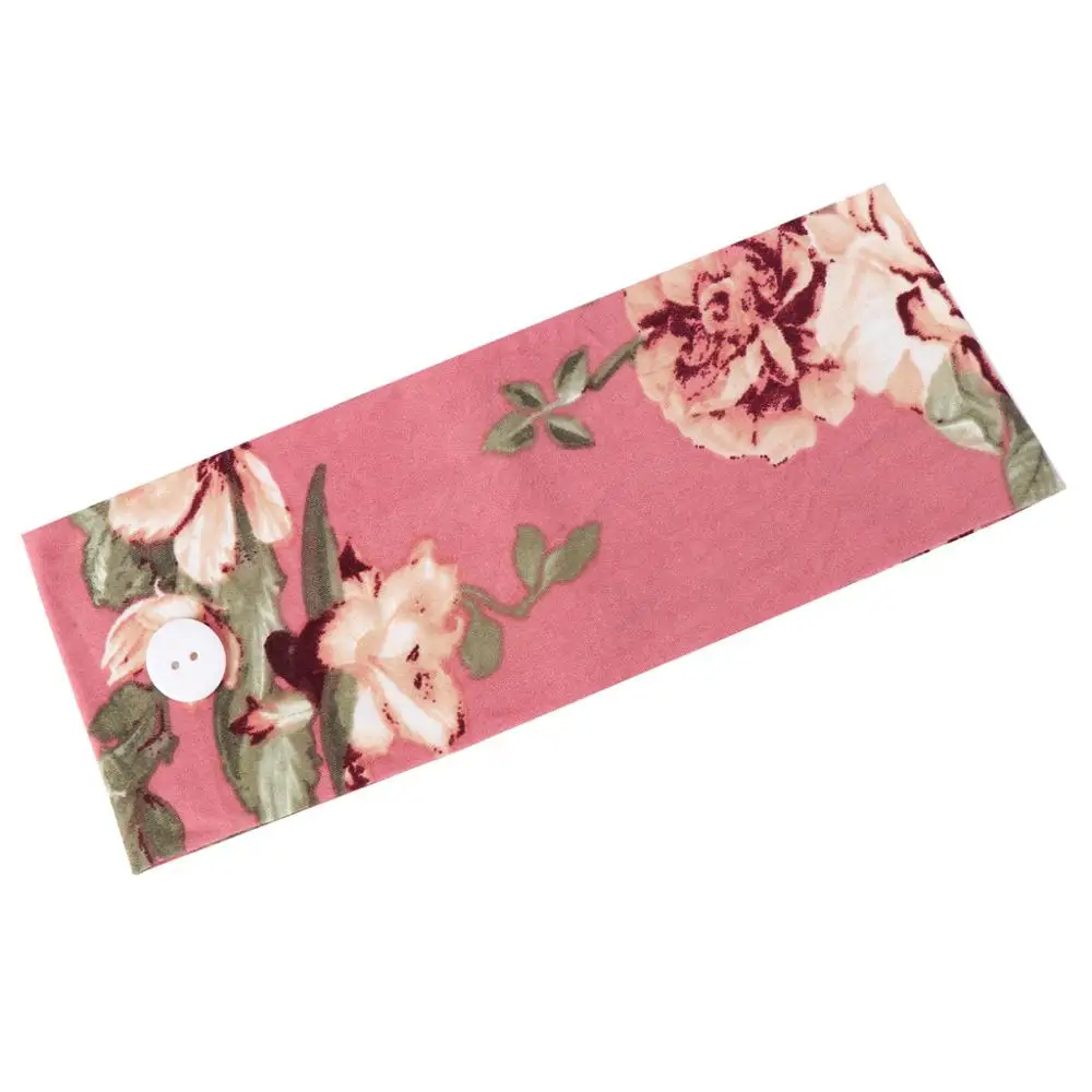 Женская Цветочная повязка на голову с пуговицами | Тематическая одежда и