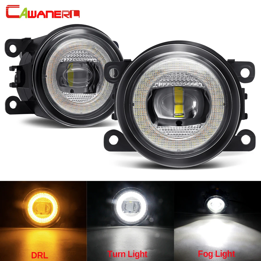 2 х Автомобильный светодиодный противотуманный светильник сборки Ангел глаз