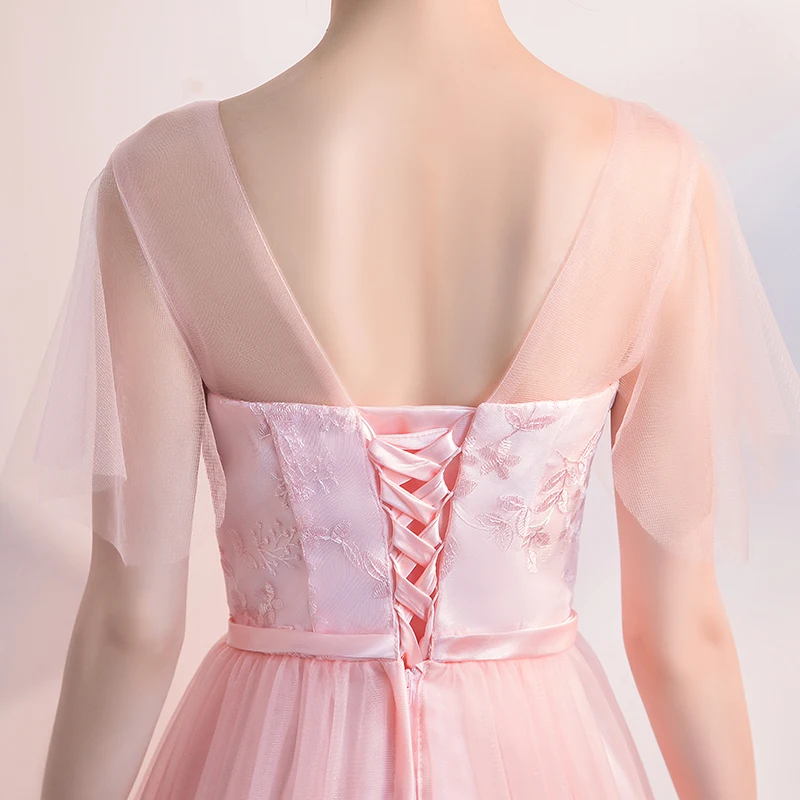 Свадебное платье для выпускного вечера элегантные розовые платья подружек