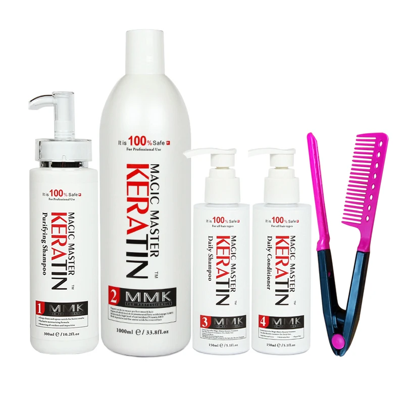 Новые продукты лучшие продажи 4 шт без Formalin Magic Master Keratin профессиональный | Отзывы и видеообзор