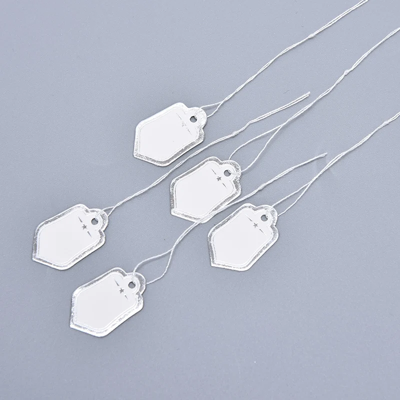 200pcs Price Label Tags Watch Jewelry Display Merchandise Paper Cards Pentagram Blank Tag | Дом и сад