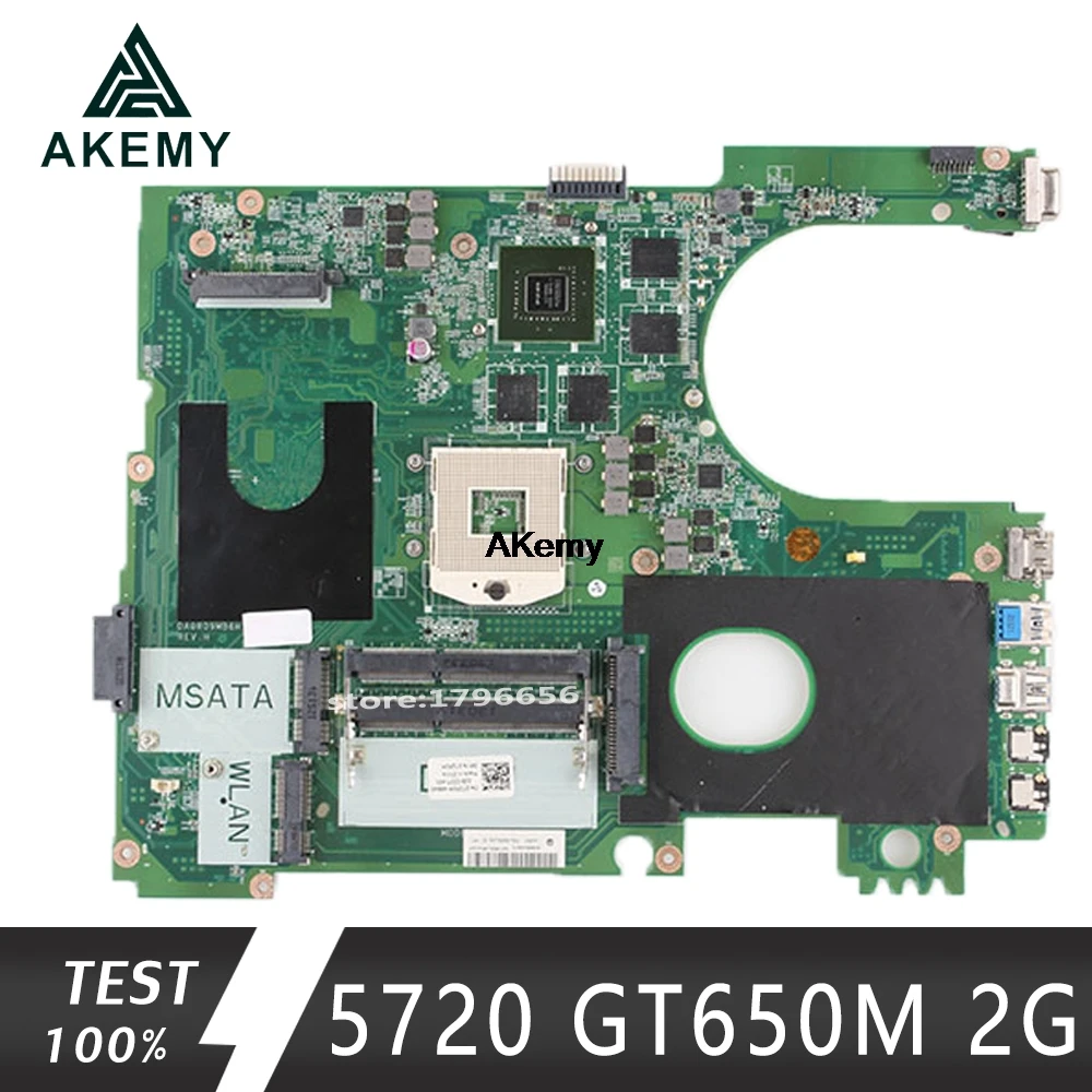 17R N7720 для DELL 5720 7720 Материнская плата CN-072P0M 072P0M материнская плата DA0R09MB6H1 DA0R09MB6H3 2D GT650M 2 Гб работать