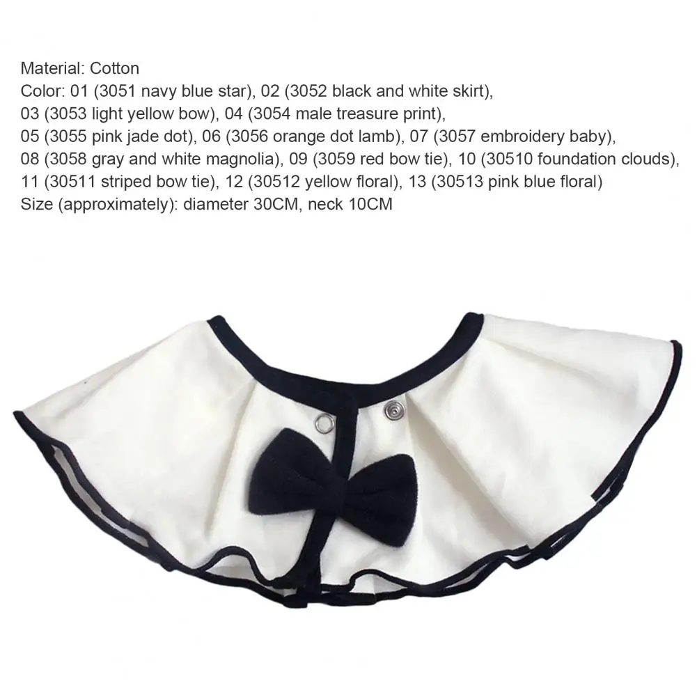 Слюнявчик для новорожденных в японском стиле супервпитывающий вращающийся на 360