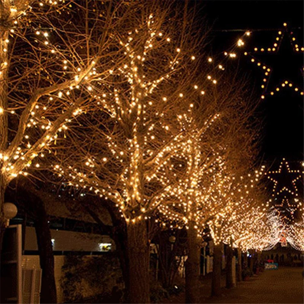 Гирлянда светодиодная RGB 10 м 100 светодиодов|Светодиодная лента| |