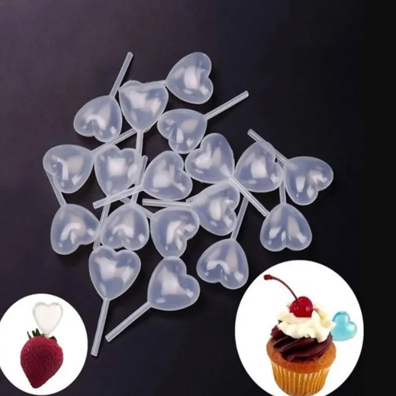

Jam Straws Heart Shape Clip Syringe Disposable Jam Dropper Baking Decoration Plastic Dropper Home Cake Baking Tool
