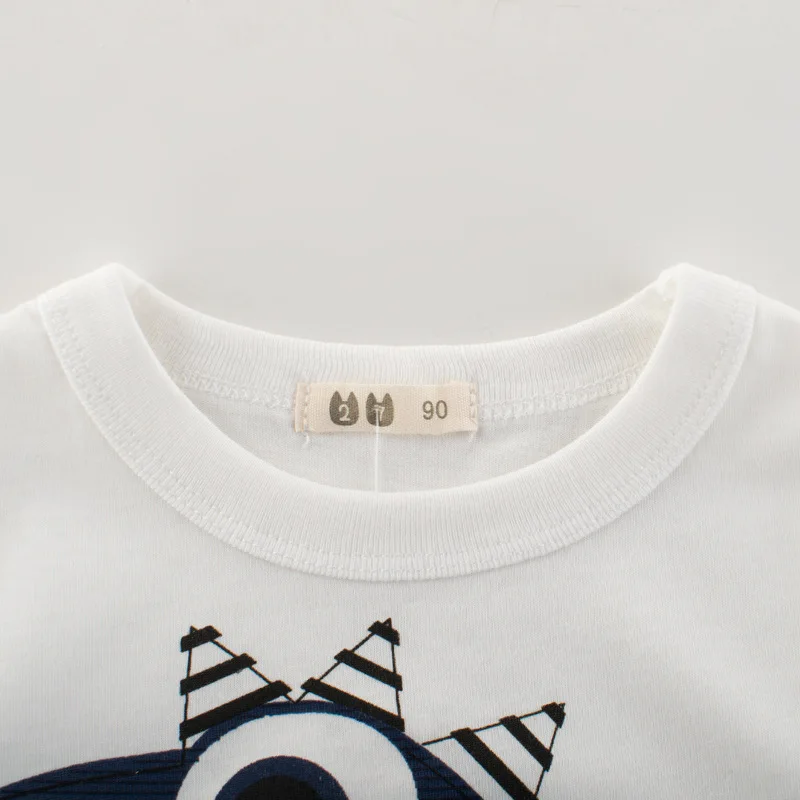 Детская одежда 2019 летняя детская футболка с коротким рукавом для мальчиков и