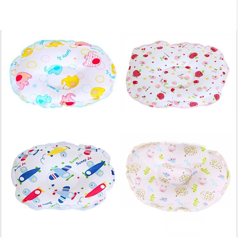 Подушка для кормления младенцев с плоской головкой мягкая хлопковая подушка